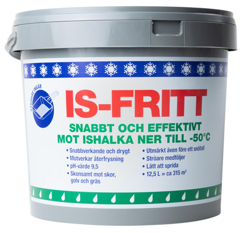 Veisalt Is-fritt 10kg Spann kalsiumklorid (234912X) Veisalt Is-fritt 10kg Spann kalsiumklorid (234912X)