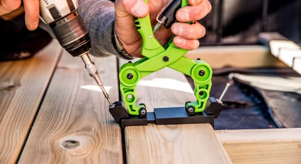 Skjult terrasseskrue - hvordan velge riktig verktøy og system