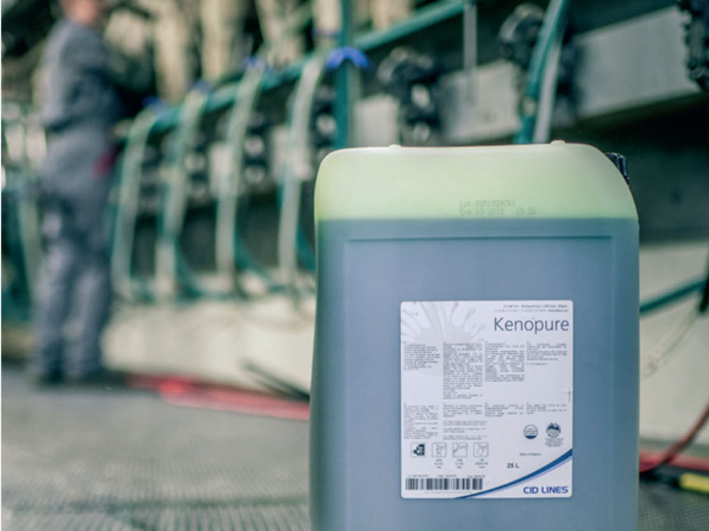 Kenopure Jurvask: Komplett behandling av spenene før melking