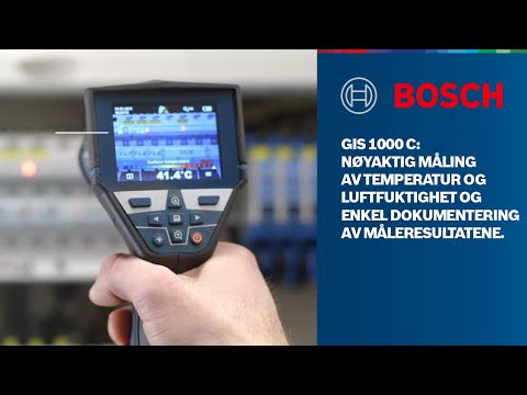 Punktmåler Bosch GIS 1000 C L-Boxx 10,8v + lader