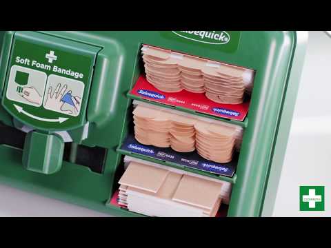 Førstehjelpsdispenser Cederroth Blå