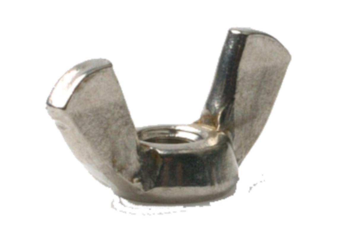 Vingemutter MVM DIN 314 elforzinket