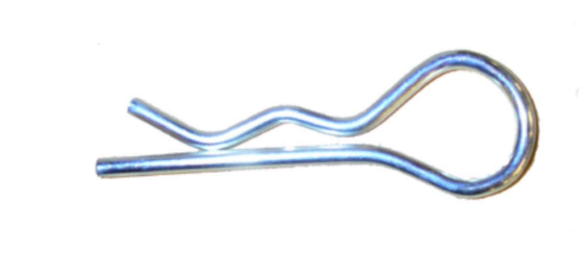 Fjærsplint Type L elforzinket