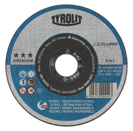 Kappeskive Tyrolit Premium*** for stål og inox