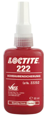 Låsevæske Loctite 222
