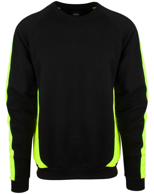 Genser YOU® Lancaster Pro Svart/Gul (6051)