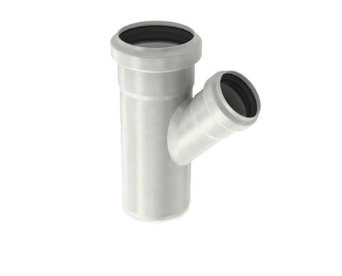 Grenrør enkelt, AISI 316, EN1.4404, Acopipe