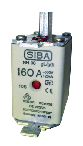 Høyeffektsikringer Siba HellermannTyton  NH4 500V - 400
