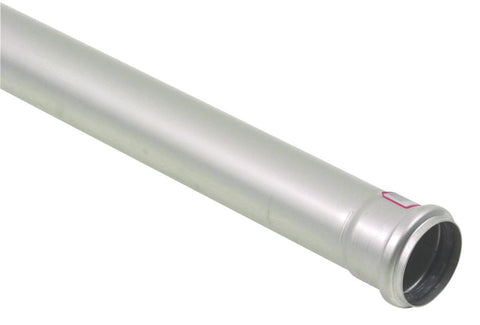 Rør med 1 muffe, AISI 304, Europipe - Blücher