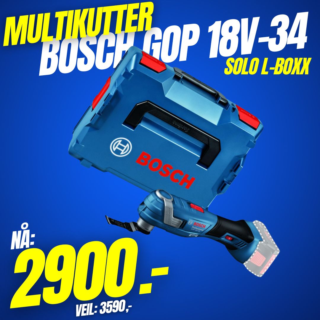 Multikutter Bosch GOP 18V-34 Solo L-BOXX (71909799)