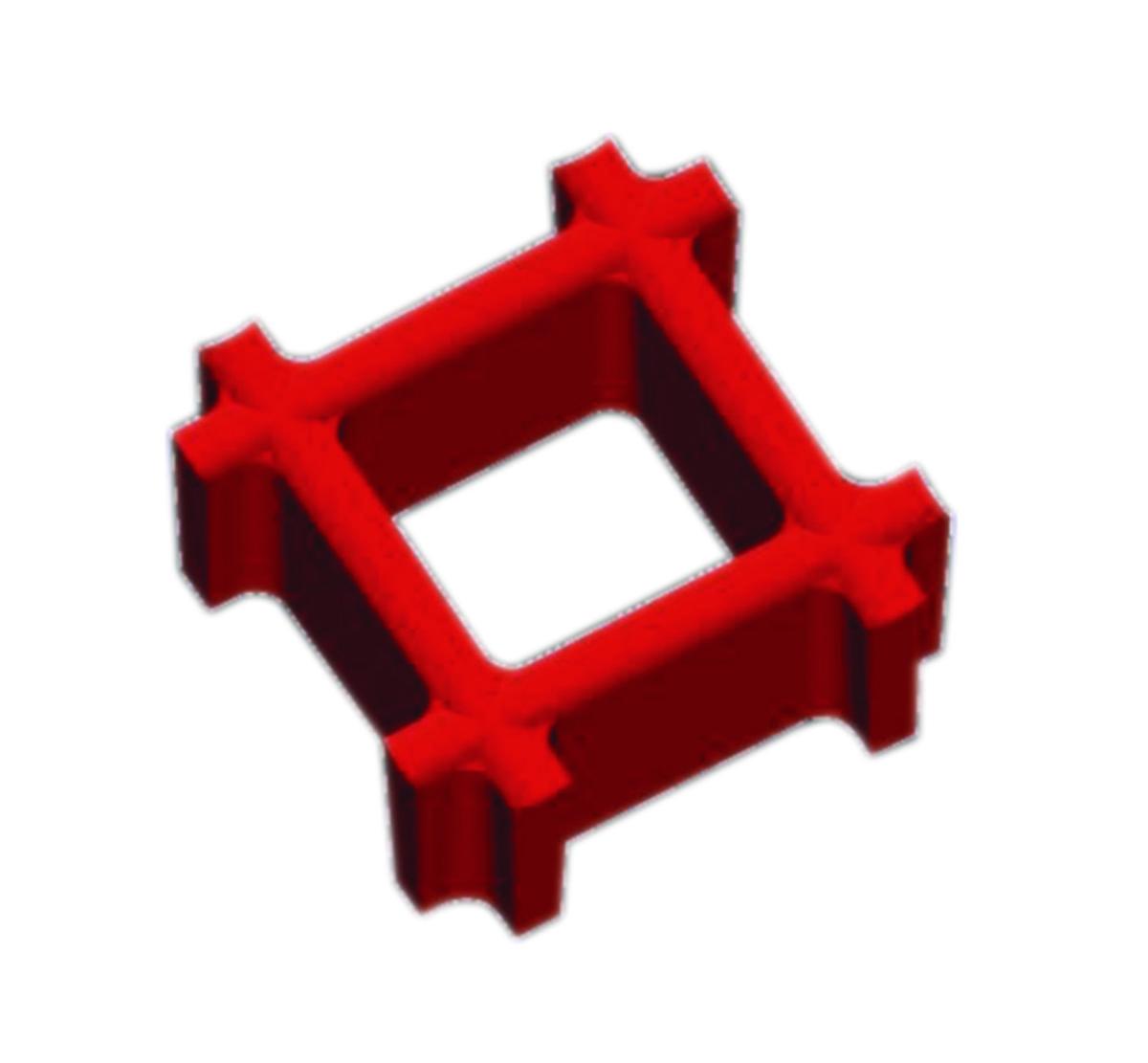 Gangrist Micromesh VE-RF rød - Fiberstruct