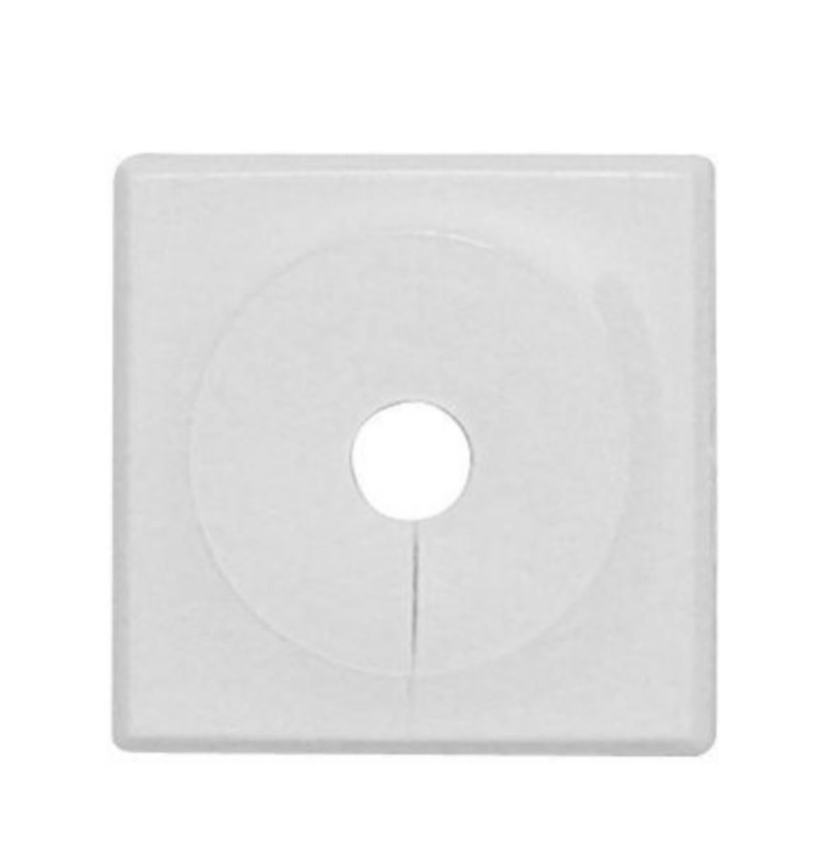 Dekkskive enkel delbar, Faluplast