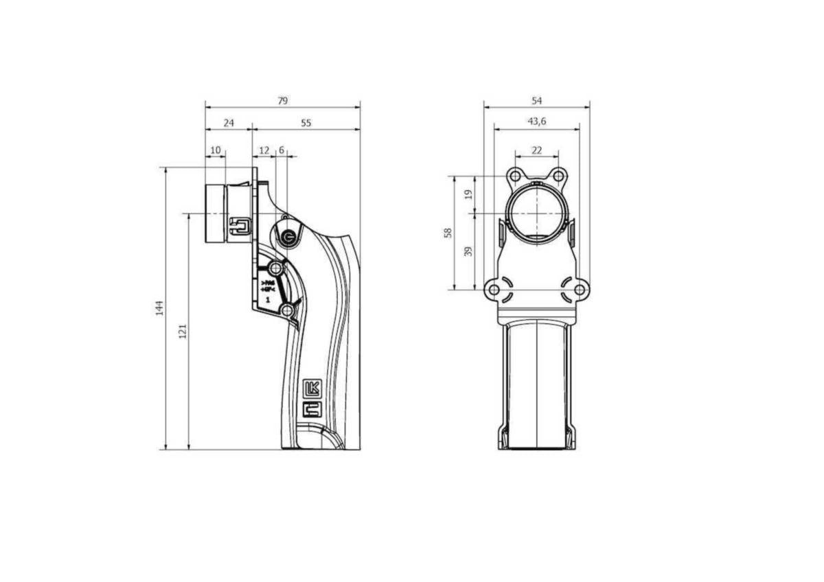 Veggbøttestøtte LK