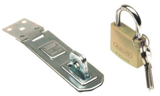 Leddhaspe 100 med hengelås - ABUS