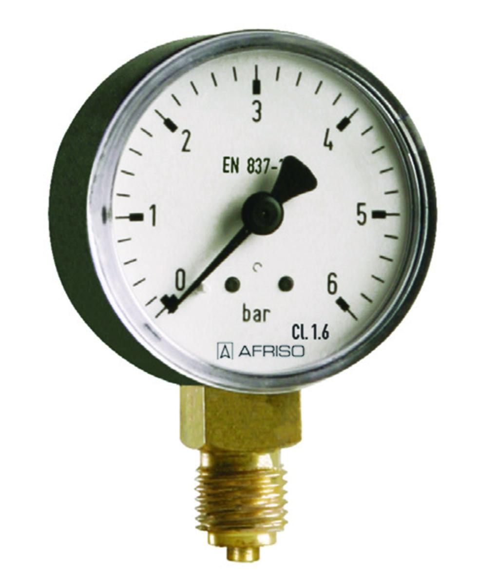 Manometer normal 63 mm, anslutning ned - Hasvold