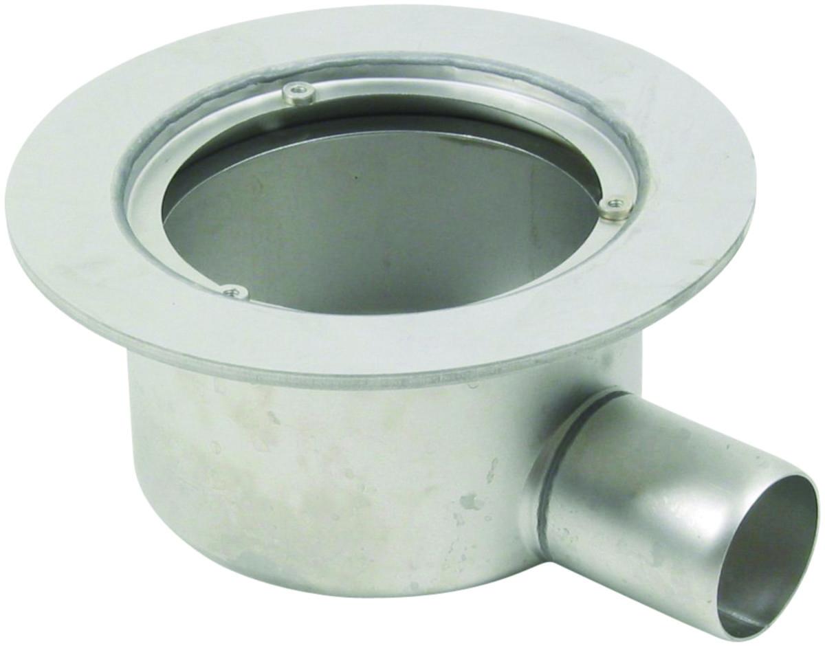 Marine sluk med sveiseflens, vannrett Ø50 mm, underdel, Blücher
