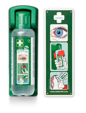 Veggbrakett Cederroth øyedusjflaske 500ml