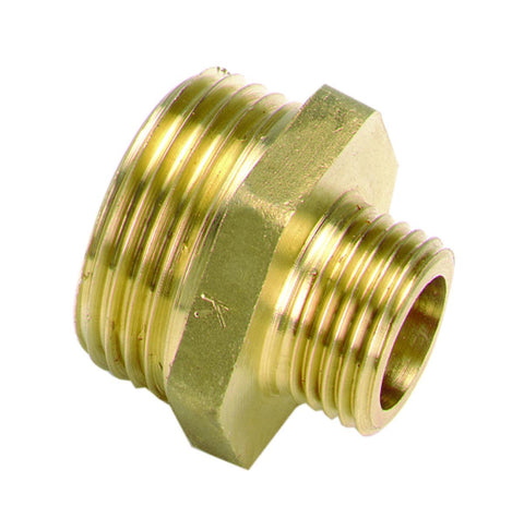 Overgang ansatsnippel Isiflo, messing - Raufoss Water and Gas