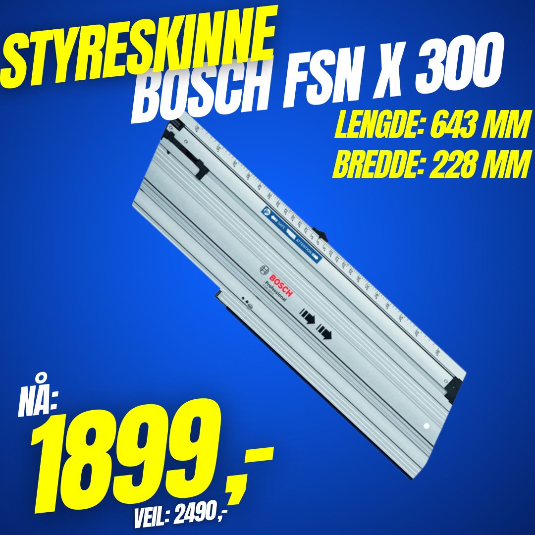 Styreskinne Bosch FSN X 300 (76333344)