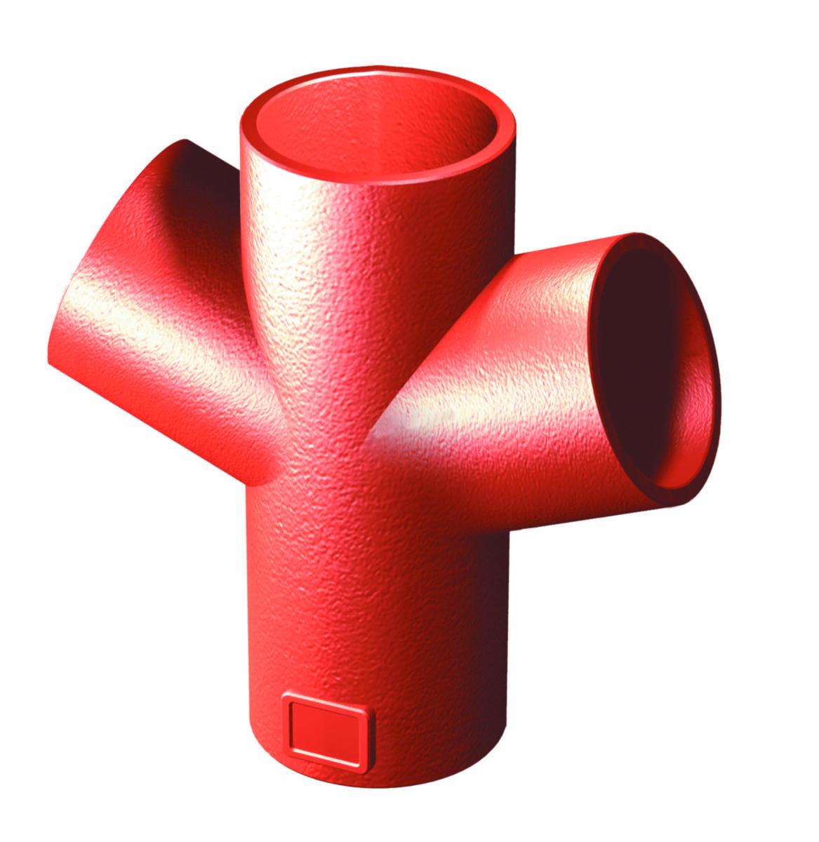 Grenrør 45° og 70° dobbel MA, KJ-MA - KJ-MA System