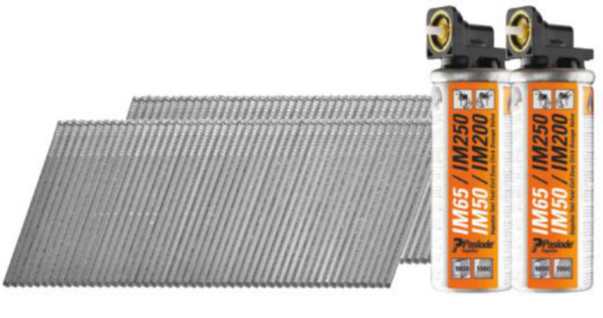 Dykkert for Paslode F-16 vinklet