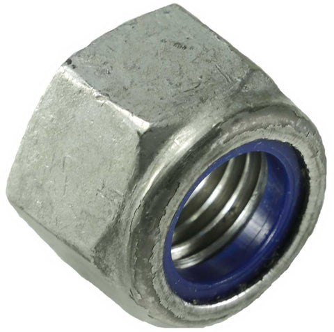 Sekskantlåsemutter høy DIN 6924 8.0 varmforzinket