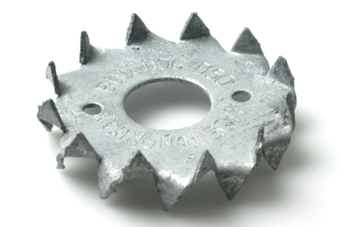 Tannskive Bulldog tosidig varmforzinket