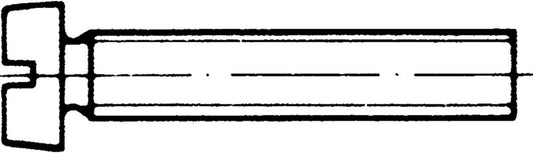 Maskinskrue MCS DIN 84 messing