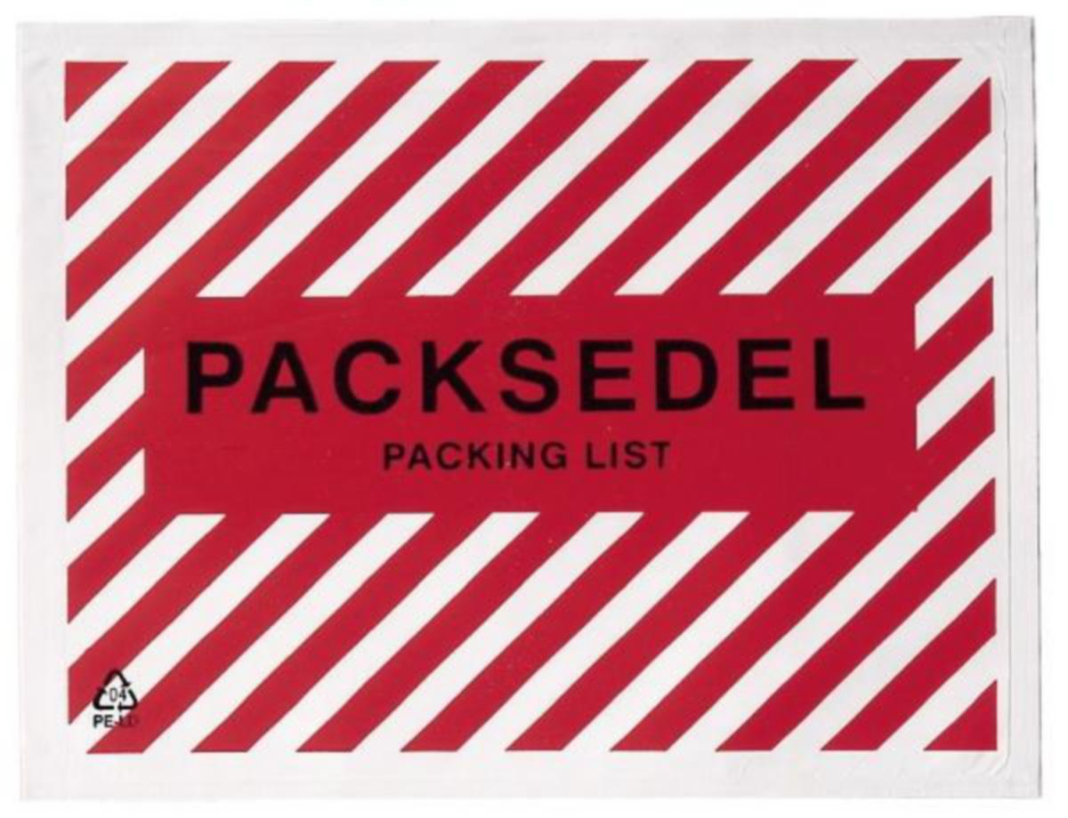 Pakkseddelkonvolutt