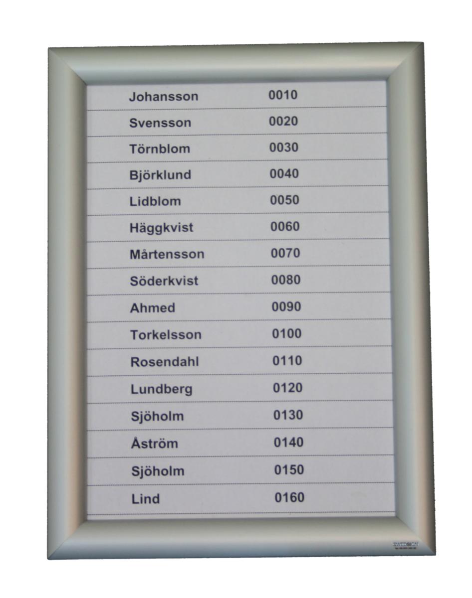 Portkodetavle SafeSnap