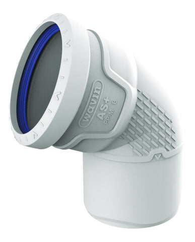 Bend 67° med en muffe, AS+ - Wavin