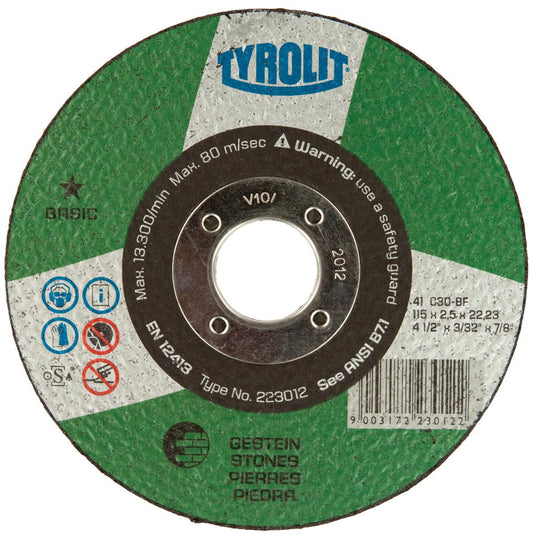 Kappeskive Tyrolit Basic* for betong/stein