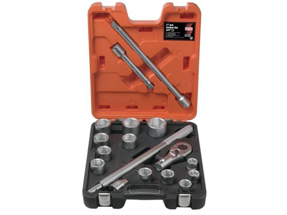 Pipenøkkelsett Bahco SLX 17, 17 deler