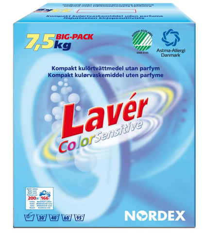 Vaskemiddel Lavér Color Sensitive - Nordex
