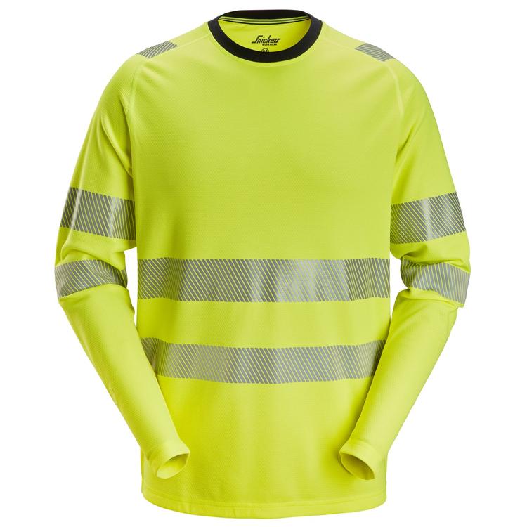 T-skjorte lang erme Snickers® 2431 HiVis