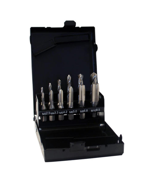 Gjengetapp-/borsett med bitsfeste M3-M10 1/4" Ironside