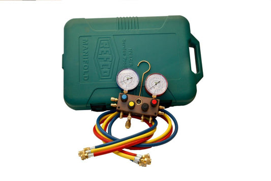 Manometersett 4-veis - Refco