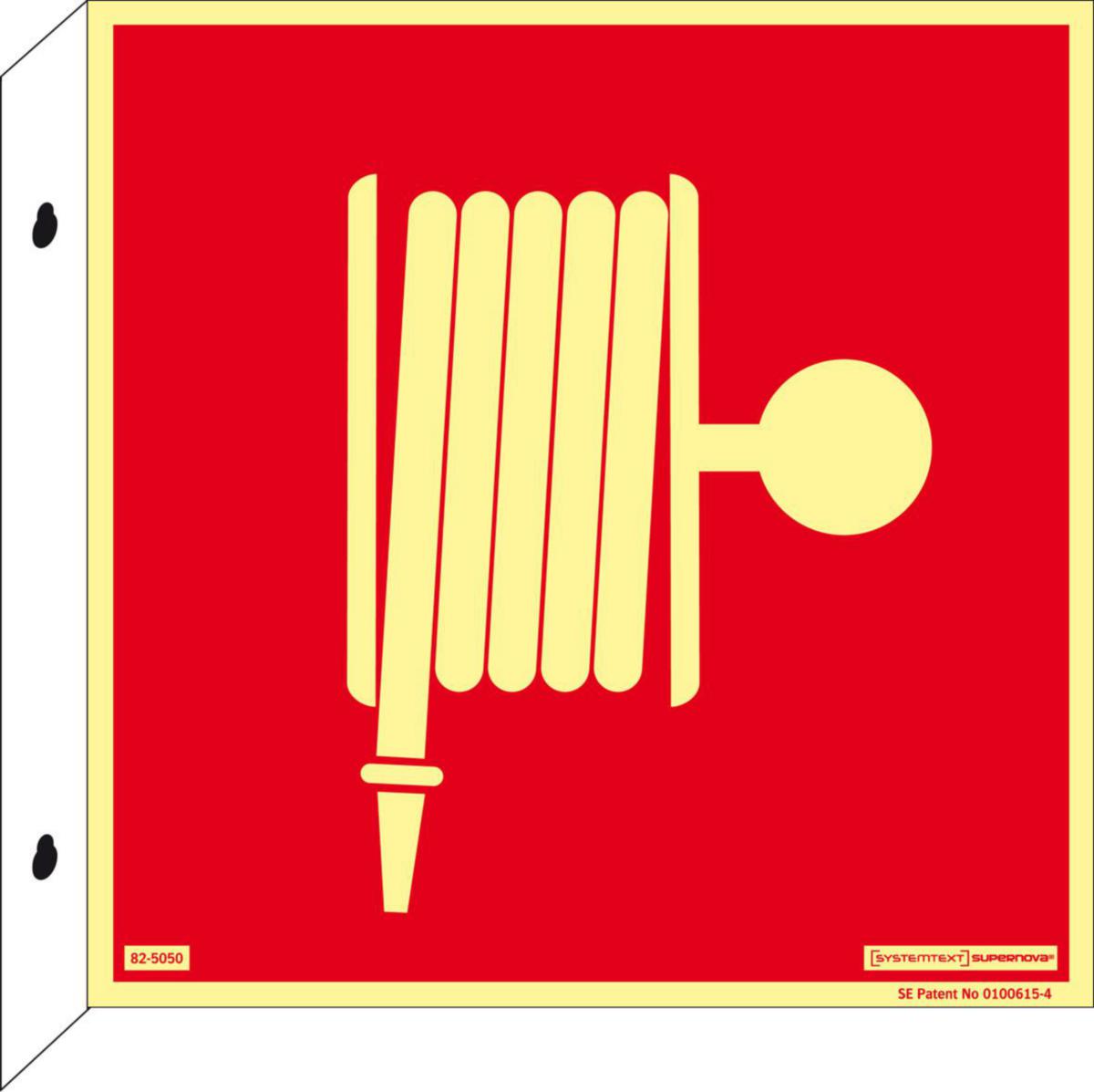Skilt Systemtext Supernova+® Brannskilt AFS