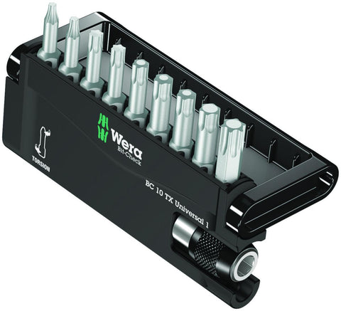 Bitskassett Wera Bit-Check 10 TX Universal