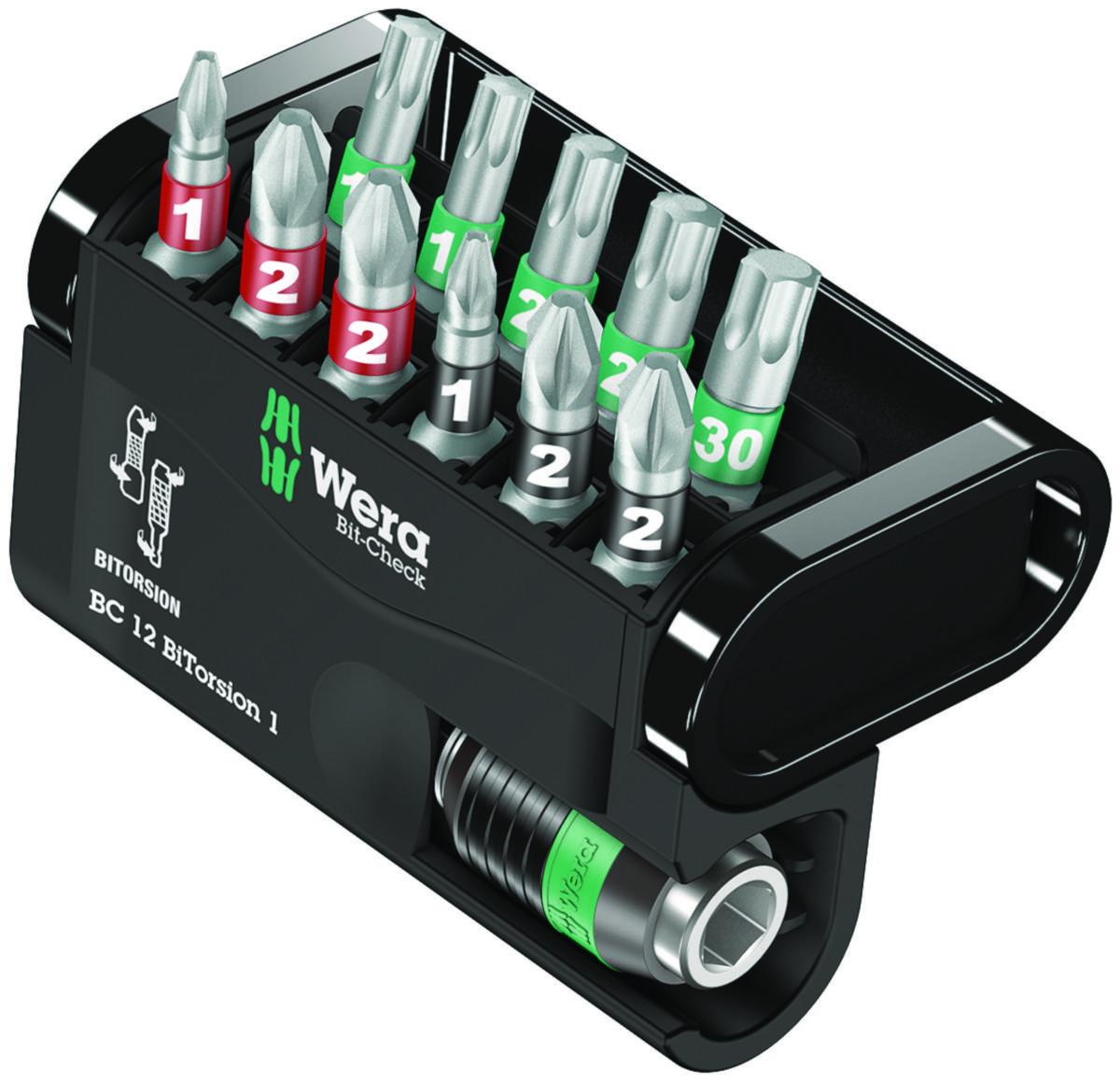 Bitskassett Wera Bit-Check 12 Bitorsion 1