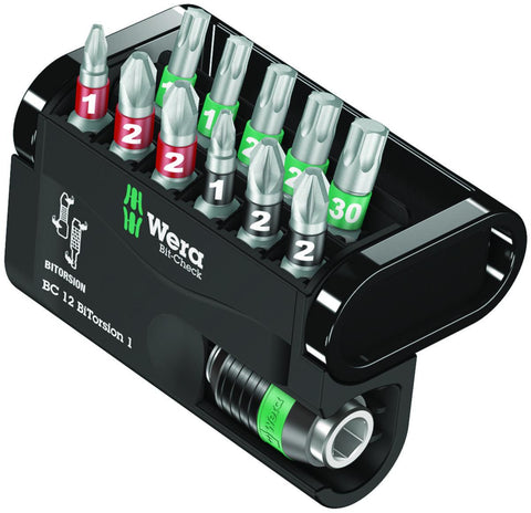 Bitskassett Wera Bit-Check 12 Bitorsion 1