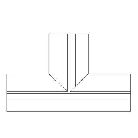 Sveiset fugebånd Flat-T