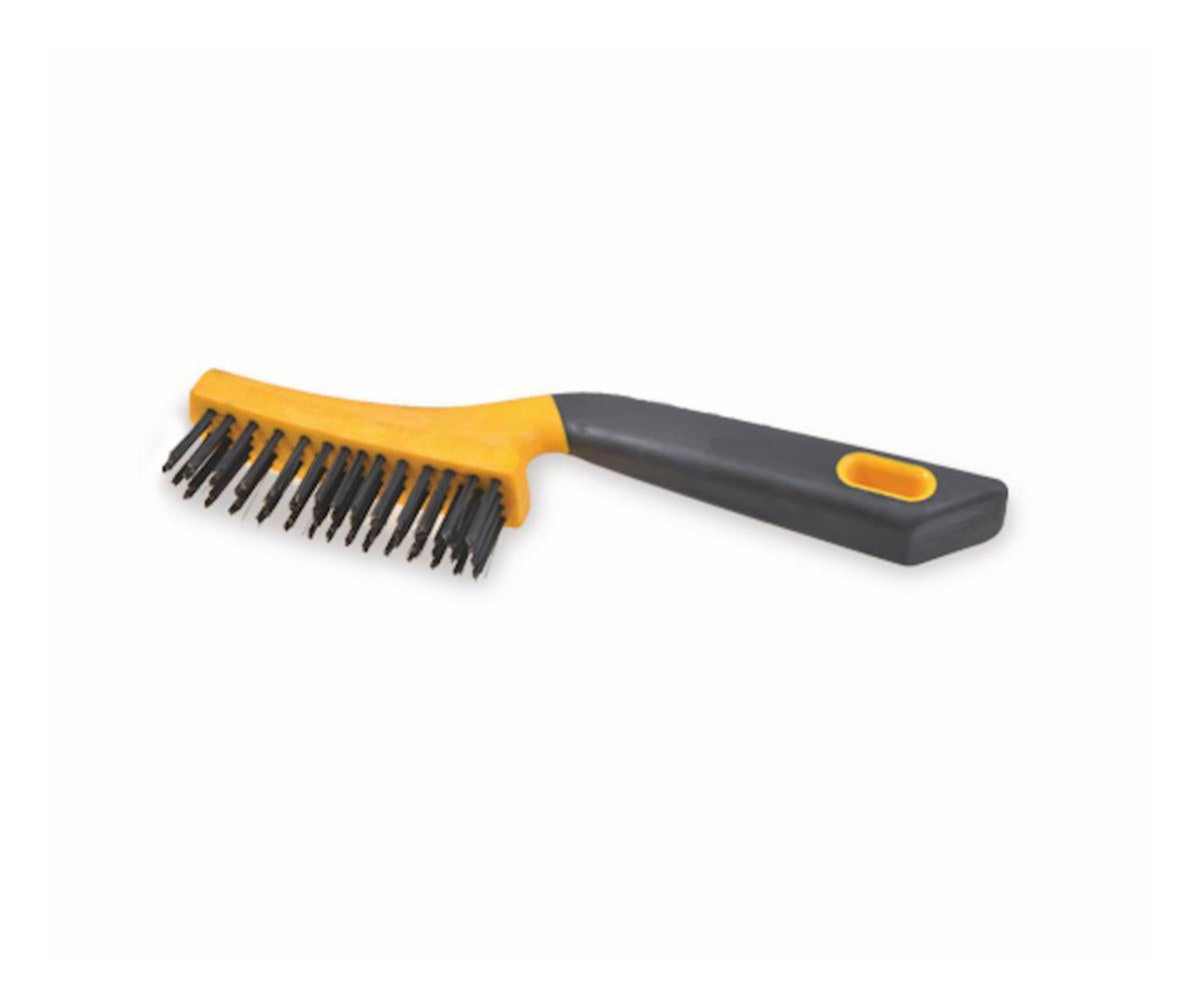 Stålbørste Osborn med gummiskaft