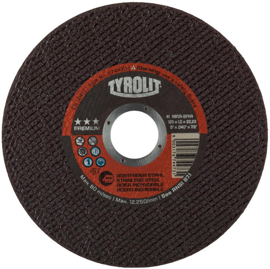 Kappeskive Tyrolit Premium*** for Inox