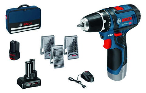 Bor-/ skrutrekker Bosch GSR 12-2-LI med tilbehør (620218)