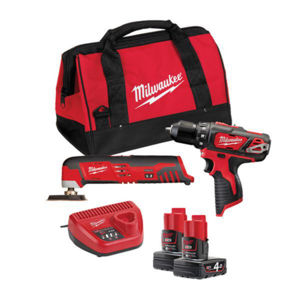 Kombipakke Milwaukee M12 BPP2D-402B