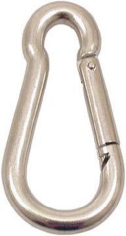 Brannkarabinkrok rustfri