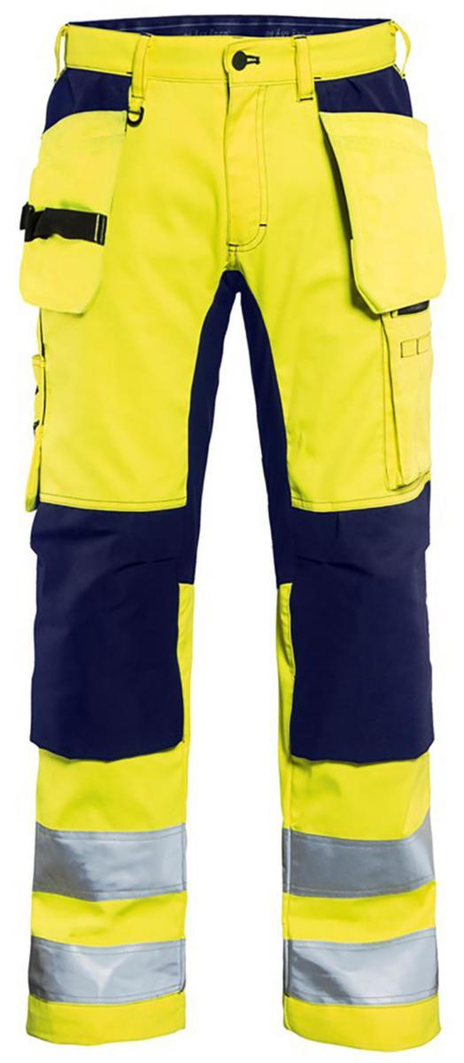 Håndverksbukse Blåkläder 1552 HiVis kl.2