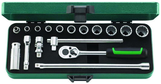 Pipesett Stahlwille 3/8" 17 deler