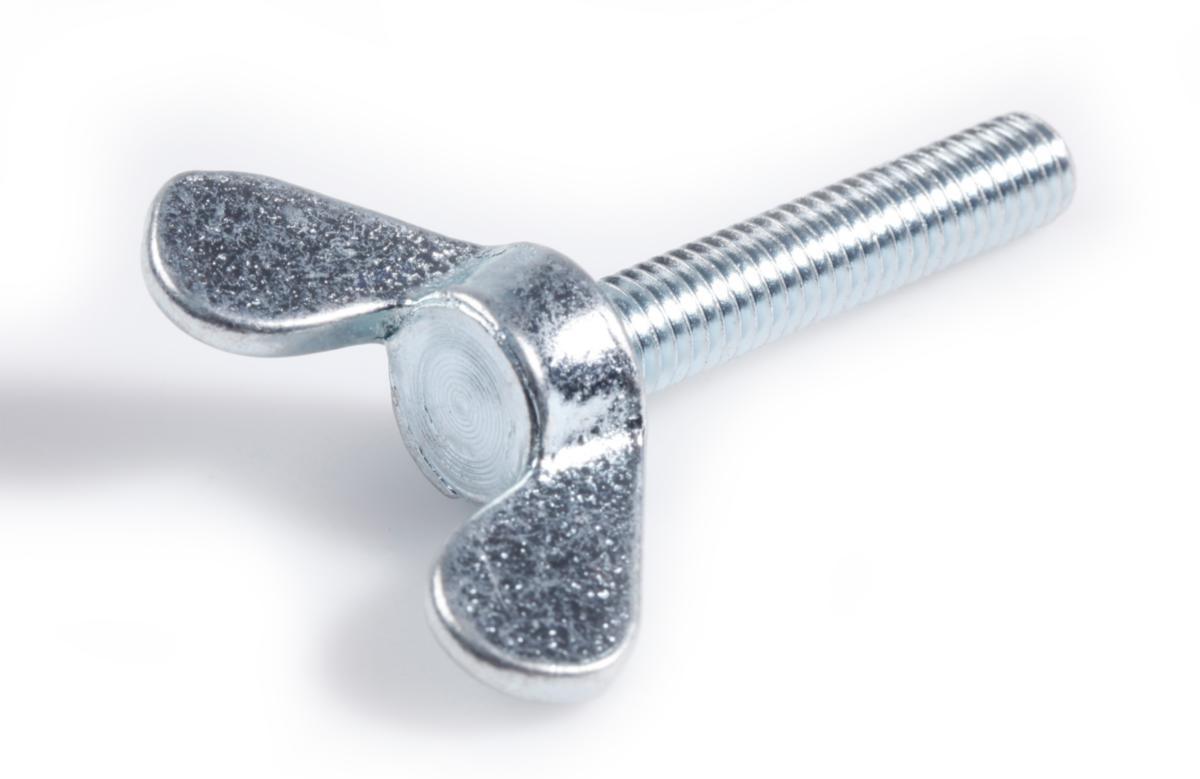 Vingeskrue MVS DIN 316 elforzinket